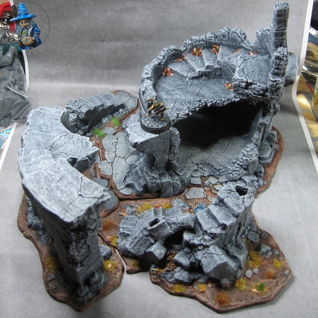 Une tour en ruine pour Frostgrave / Saga / Lord of the Ring / ...